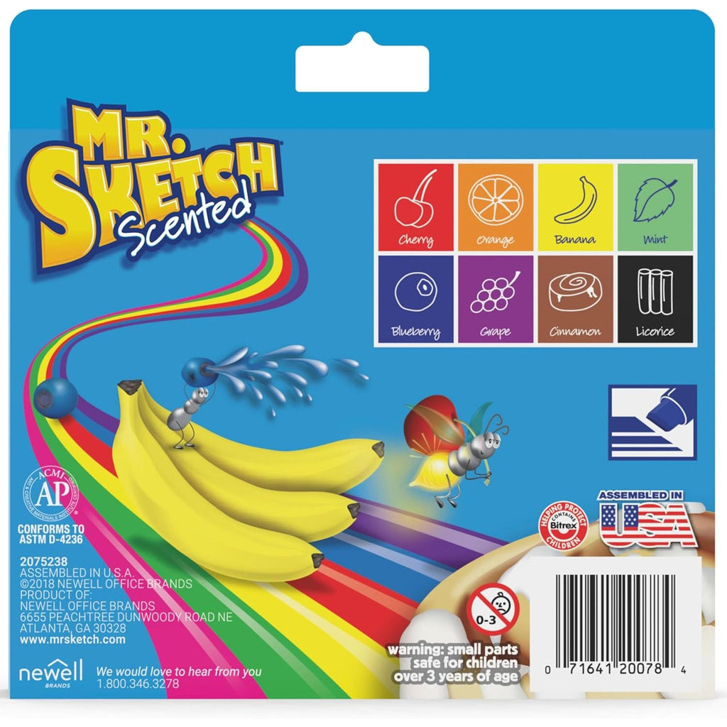 Mr Sketch Scented Chisel Marker Set sa1905070 package back