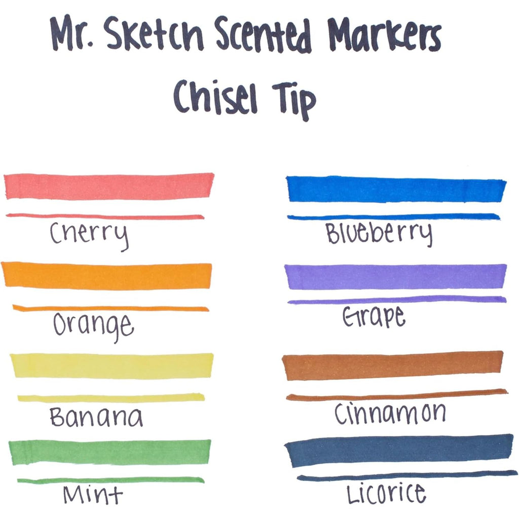 Mr Sketch Scented Chisel Marker Set sa1905070 scents