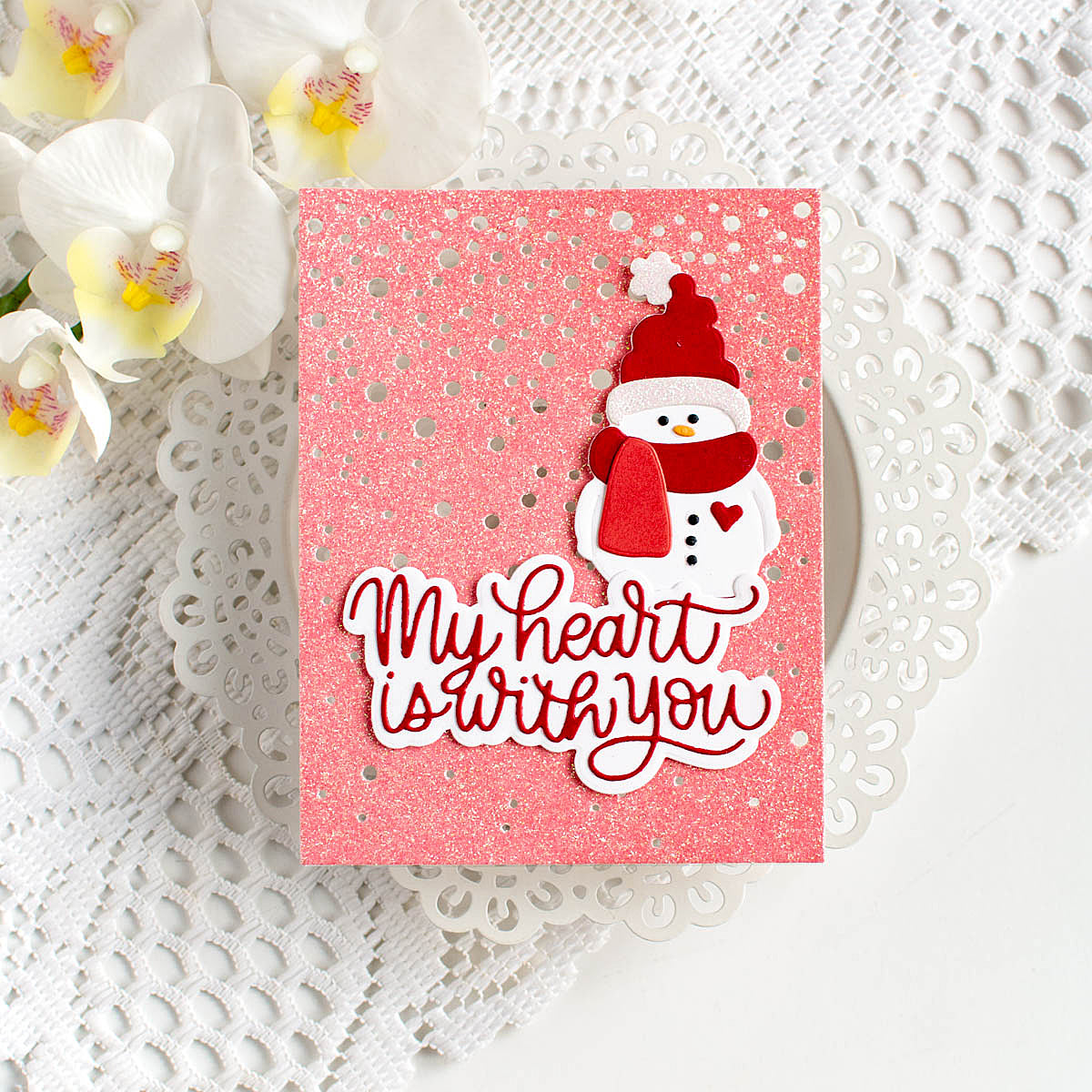 Simon Says Stamp My Heart Is With You Wafter Dies 1546sd Heart to Heart