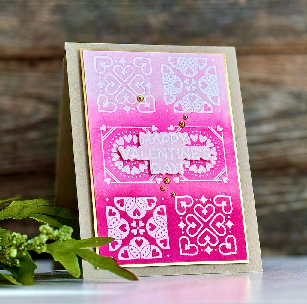 Simon Says Stamps And Dies My Love Greetings Smitten Valentine's Day Card