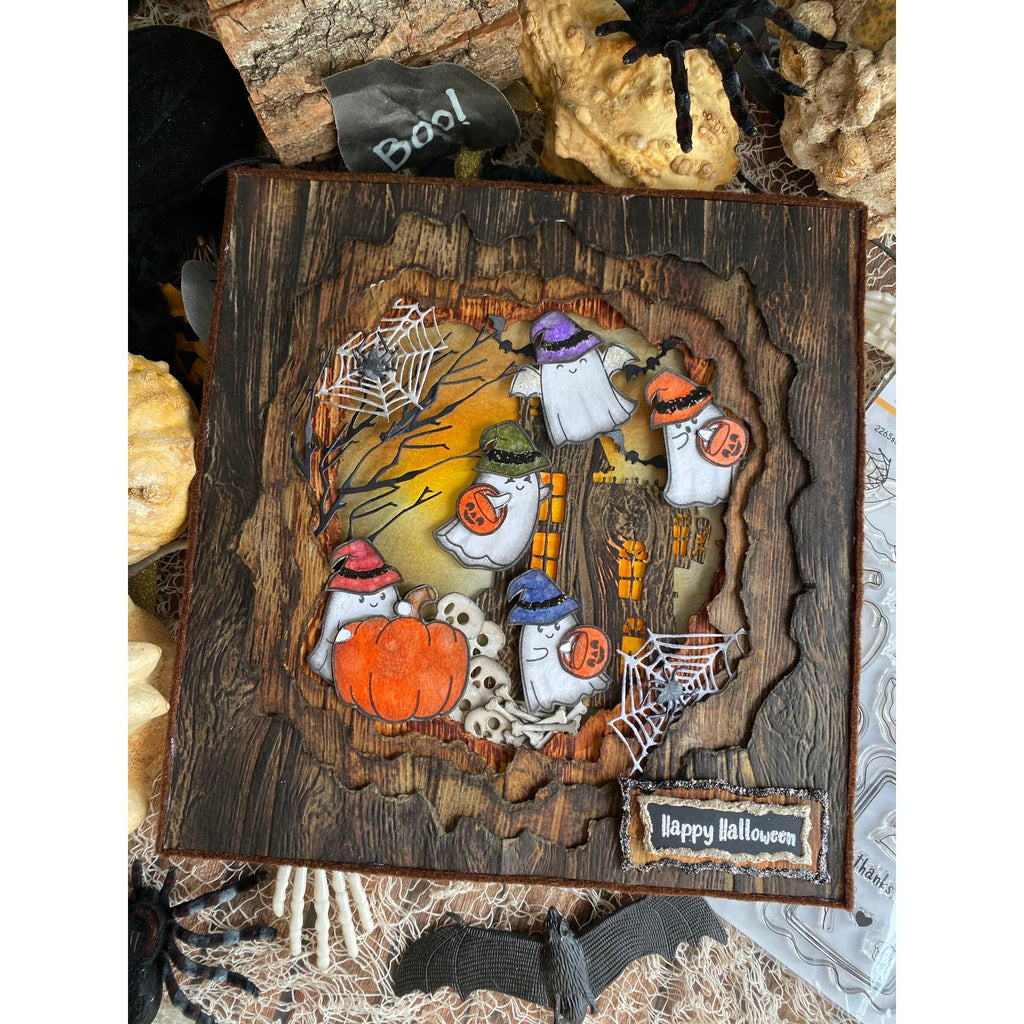 Simon Says Stamp My Boo Wafer Dies 1390sdc STAMPtember Halloween Card