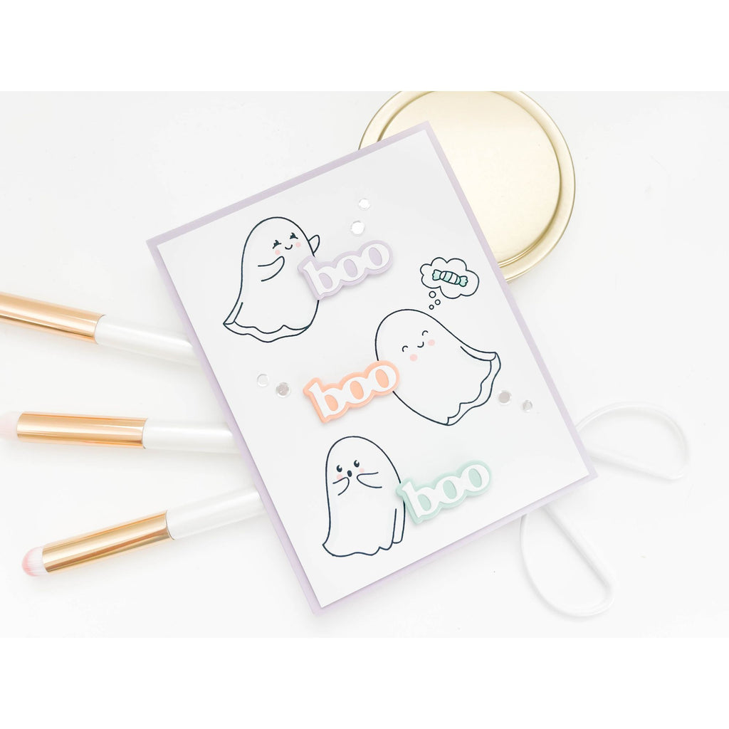 Simon Says Clear Stamps My Boo 2265ssc STAMPtember Halloween Card