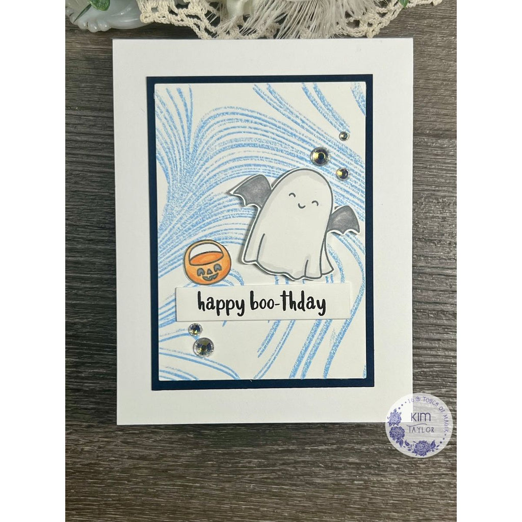 Simon Says Clear Stamps My Boo 2265ssc STAMPtember Halloween Card
