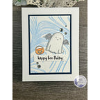 Simon Says Clear Stamps My Boo 2265ssc STAMPtember Halloween Card
