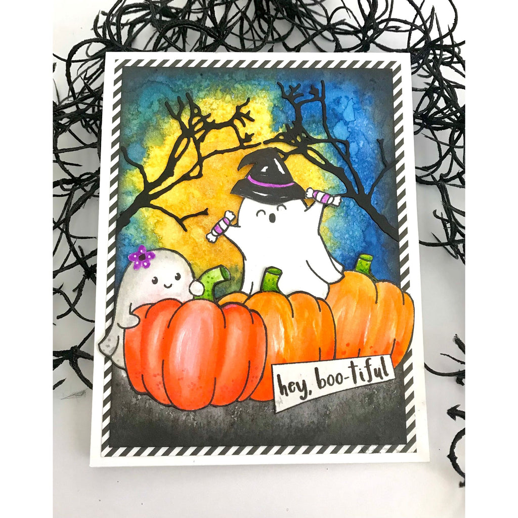 Simon Says Clear Stamps My Boo 2265ssc STAMPtember Halloween Card
