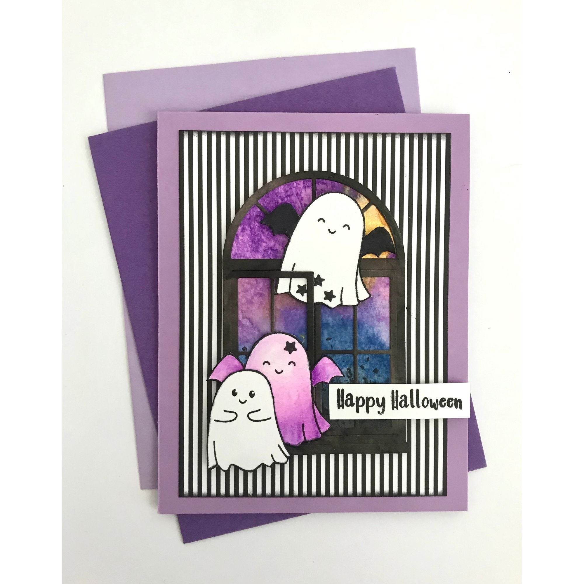 Simon Says Clear Stamps My Boo 2265ssc STAMPtember Halloween Card