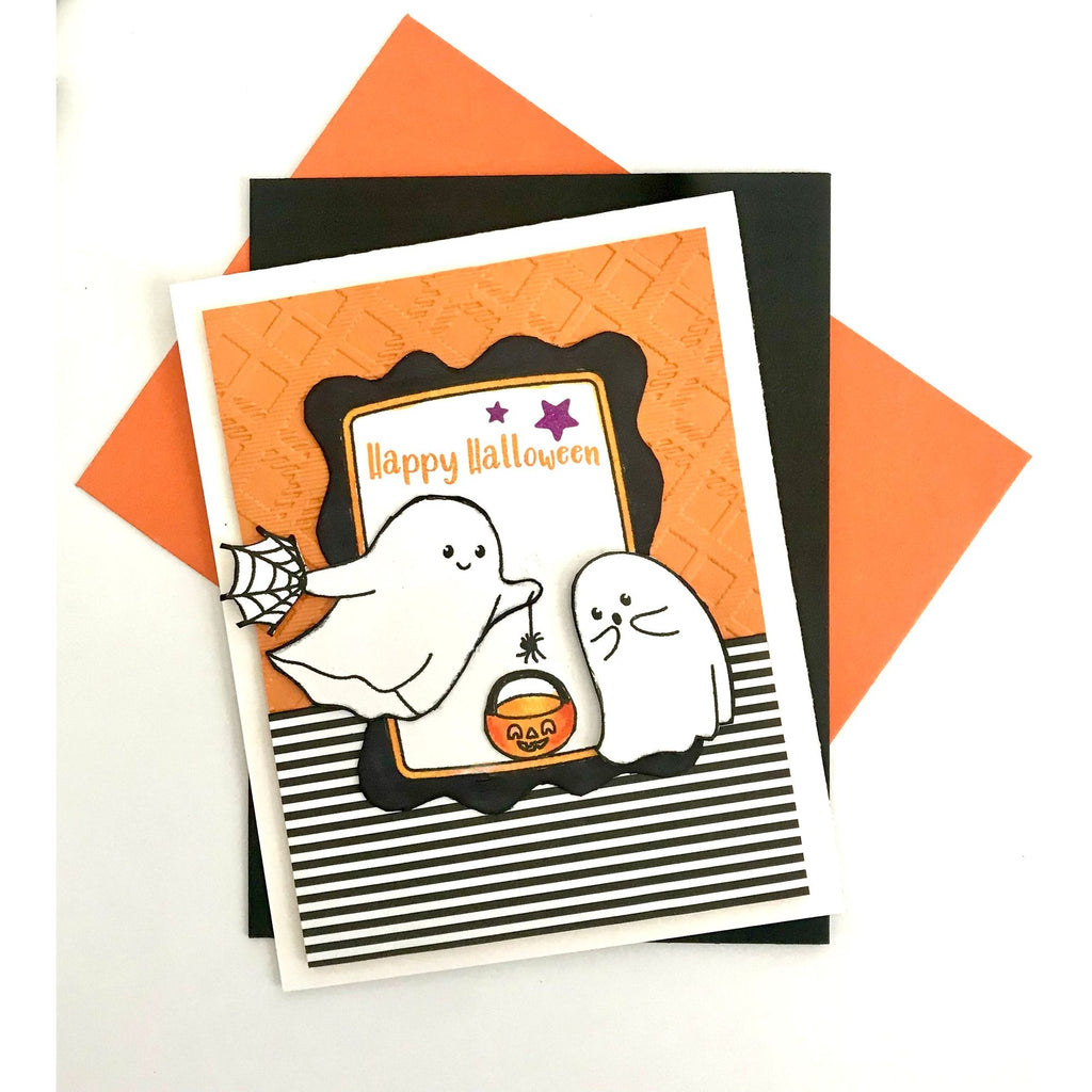 Simon Says Clear Stamps My Boo 2265ssc STAMPtember Halloween Card