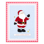 E3D-064 Spellbinders Vintage Ornaments 3D Embossing Folder santa