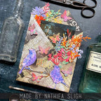 Tim Holtz Sizzix Vault Lovebirds Thinlits Dies 666566 hello