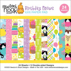 Newton's Nook Designs Birthday Meows 6x6 inch Paper Pad NN2307P01