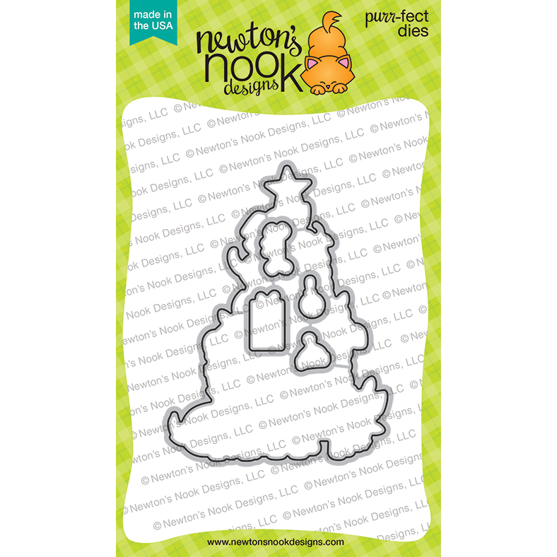 Newton's Nook Designs Dog Christmas Tree Coordinating Dies nn2310d02