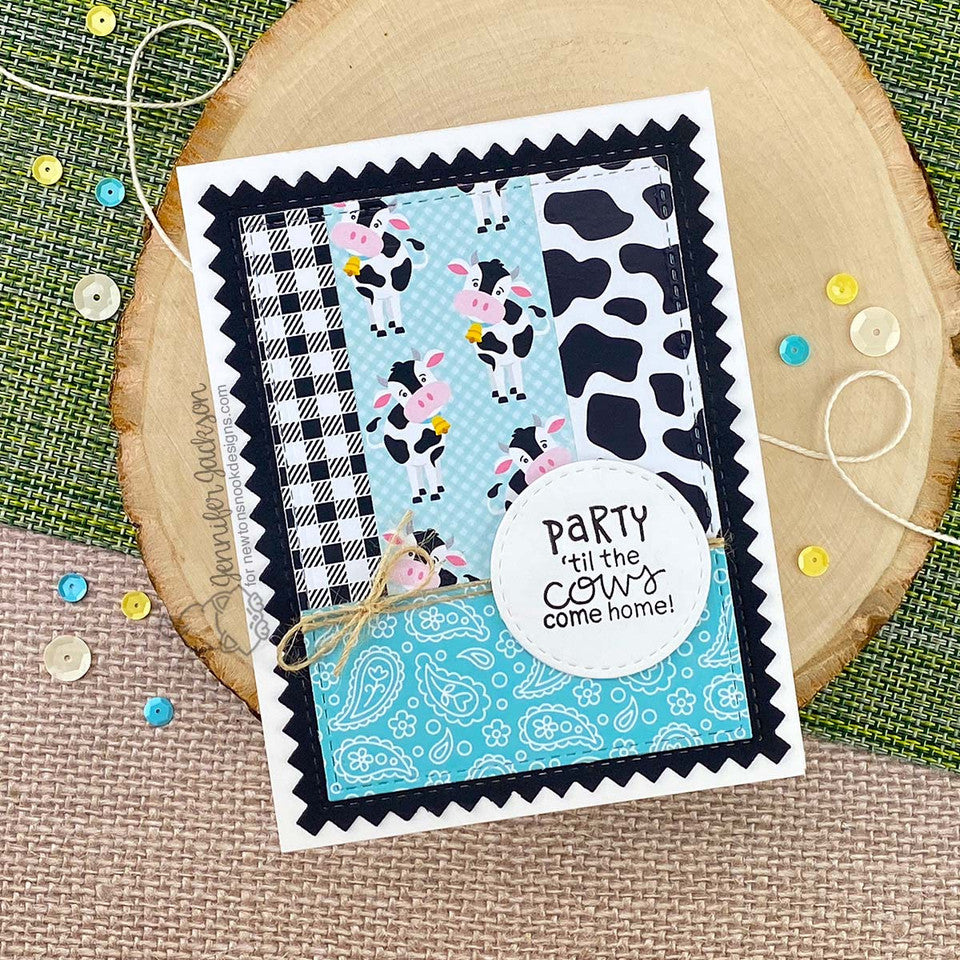Newton's Nook Designs Farmyard 6x6 Paper Pad nn2406p01 party time