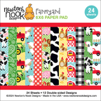 Newton's Nook Designs Farmyard 6x6 Paper Pad nn2406p01