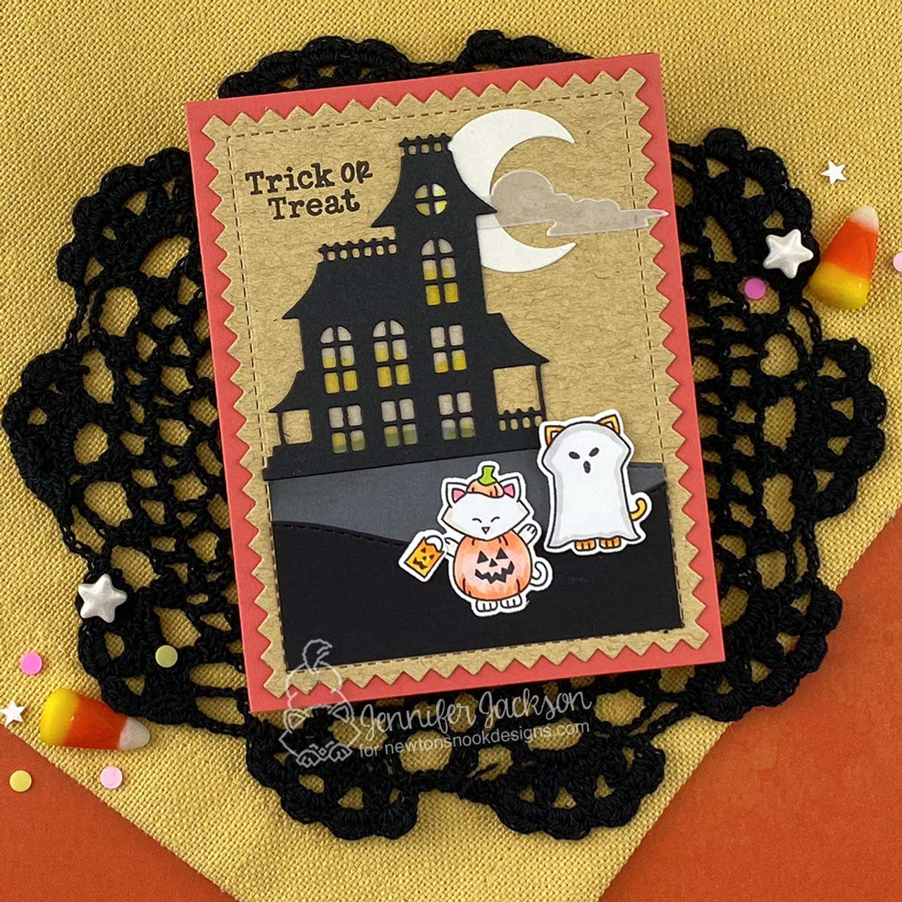 Newton's Nook Designs Trick or Treat Newton Dies nn2409d01*