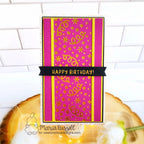 Newton's Nook Designs Confetti Hot Foil Plate NN2307HF2 birthday