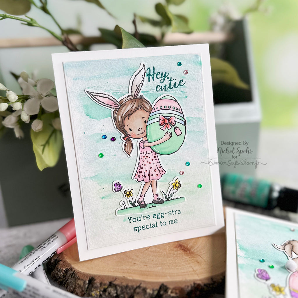 Simon Says Clear Stamps Hoppy Easter 2039ssc Easter Card | color-code:ALT05