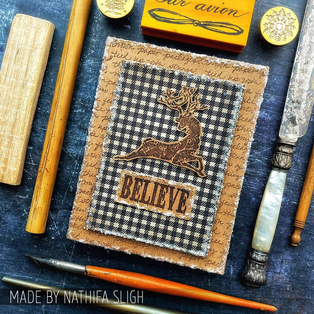 Tim Holtz Cling Rubber Stamps Mini Holidays cms066