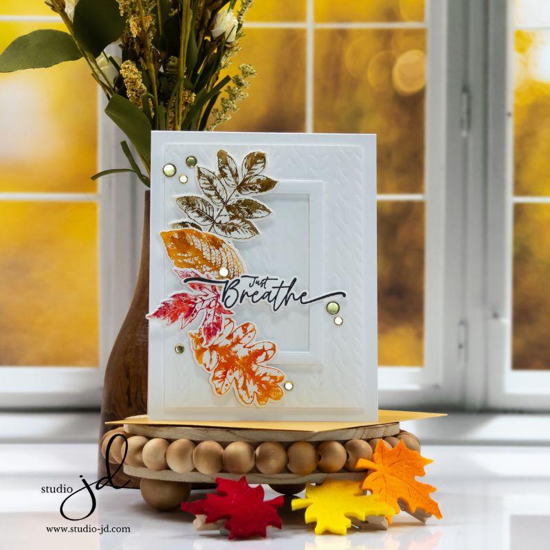 Tim Holtz Nature's Wonder Stamps with Simon Says Stamp Dies Bundle setnw25 Fall Card | color-code:ALT08