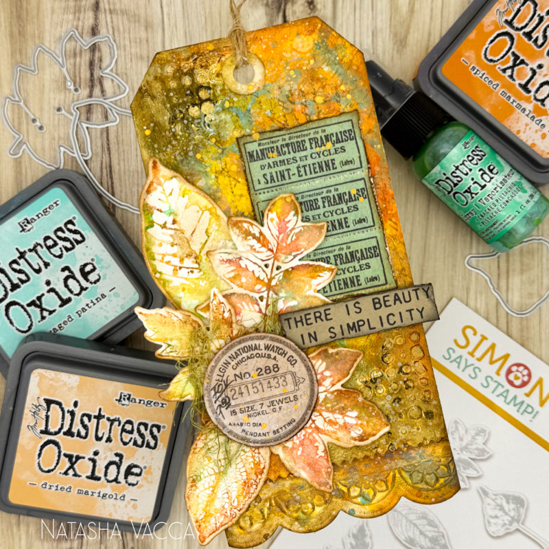 Simon Says Stamp Nature's Wonder Wafer Dies 343sss Fall Tag