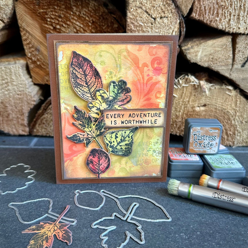 Simon Says Stamp Nature's Wonder Wafer Dies 343sss Fall Card