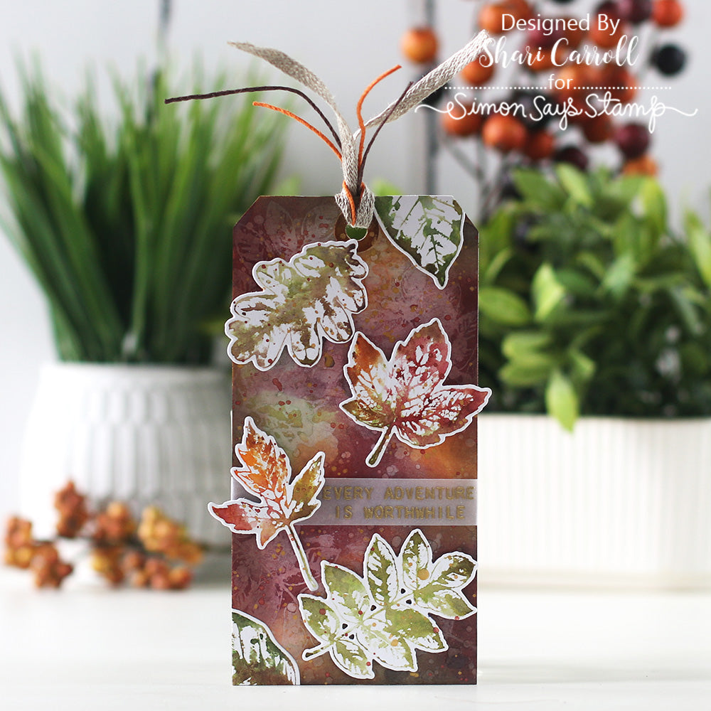 Simon Says Stamp Nature's Wonder Wafer Dies 343sss Fall Tag