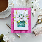 Simon Says Embossing Folder Neatly Knitted sf364 Splendor Easter Card | color-code:ALT01