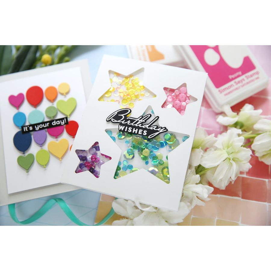 Simon Says Stamp Nested Stars Wafer Dies sssd112843 Out Of This World Birthday Card | color-code:ALT03