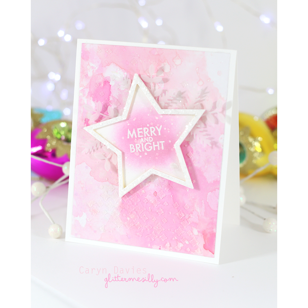 Simon Says Stamp Nested Stars Wafer Dies 1385sd And Everything Nice Christmas Card