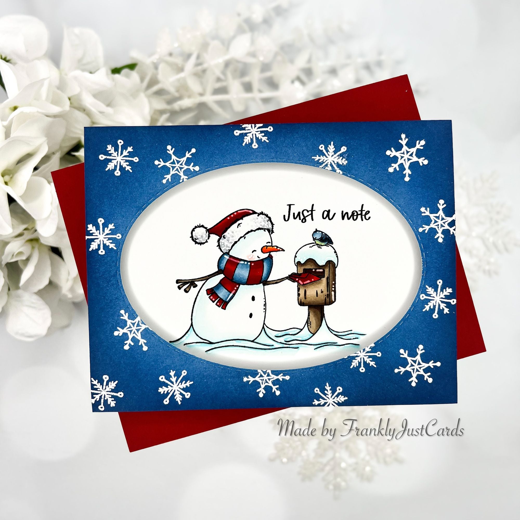 Simon Says Stamp Nested Stitched Ovals Wafer Dies 1495sd DieCember Winter Card | color-code:ALT01