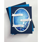 Simon Says Stamp Nested Stitched Ovals Wafer Dies 1495sd DieCember Winter Card