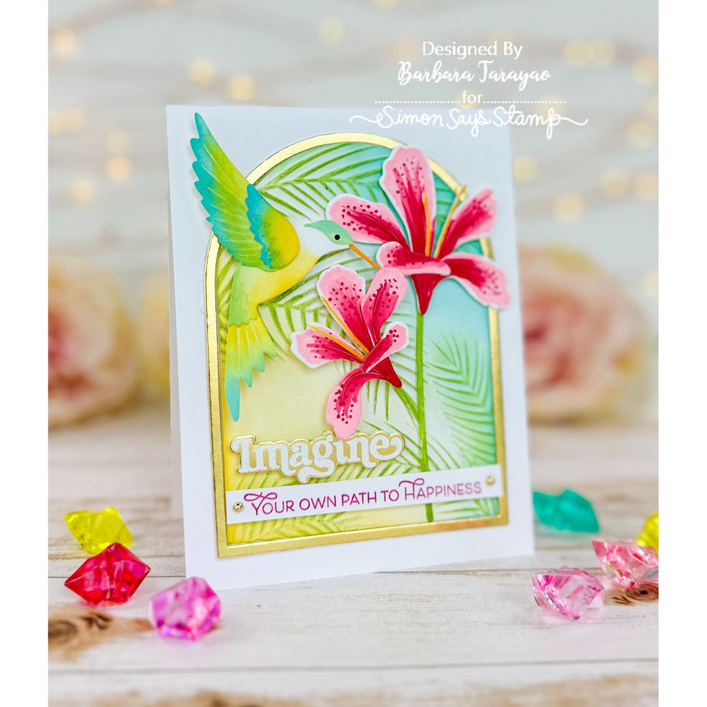 Simon Says Stamp Nested Domed Arches Frames Wafer Dies 1095sd Sunny Vibes Imagine Card
