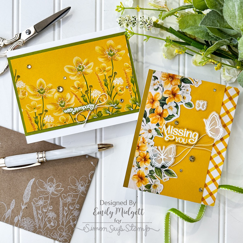 Simon Says Clear Stamps Butterfly Blossoms 2215ssc Floral Cards | color-code:ALT10