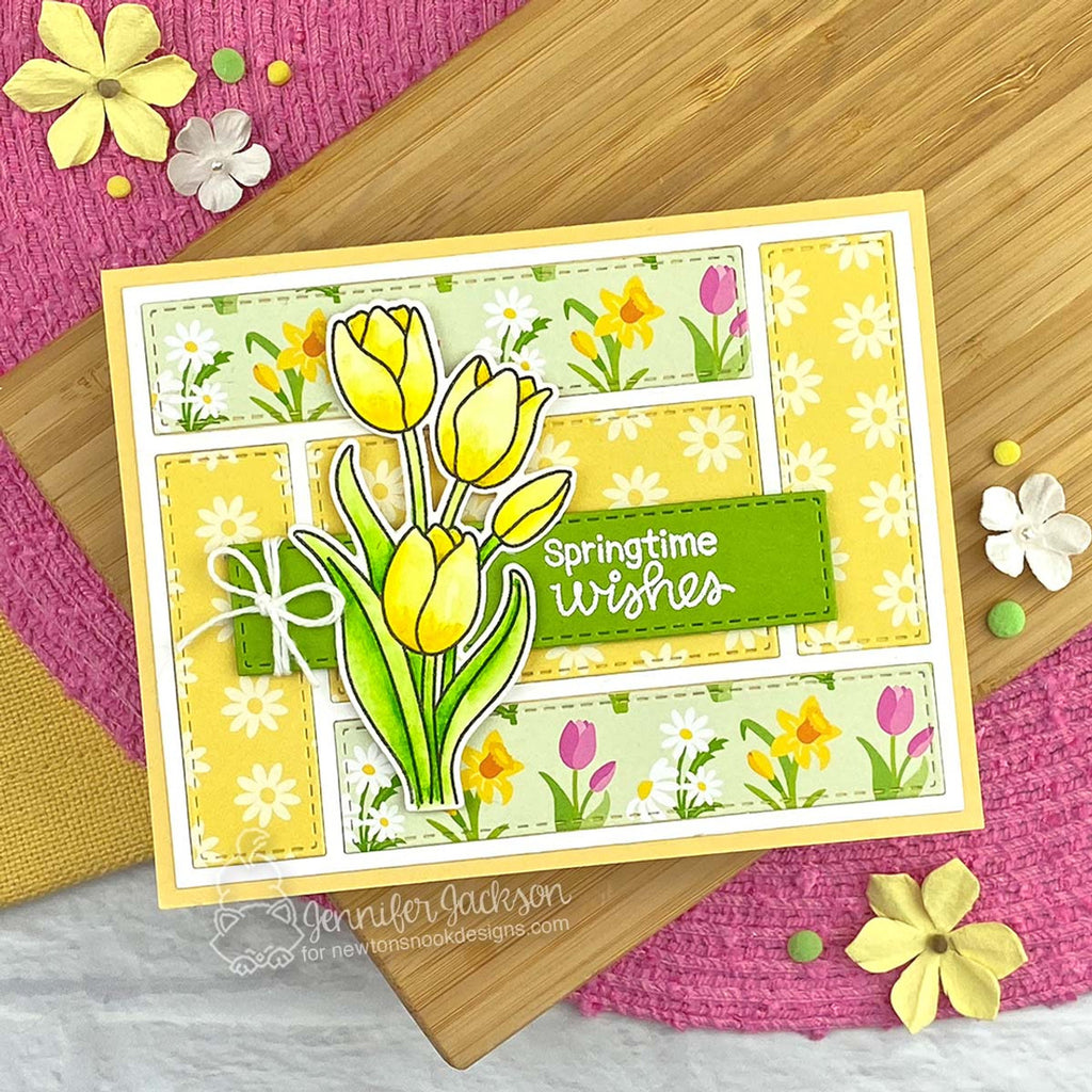 Newton's Nook Designs A2 Card Layout Die nn2403d03 springtime