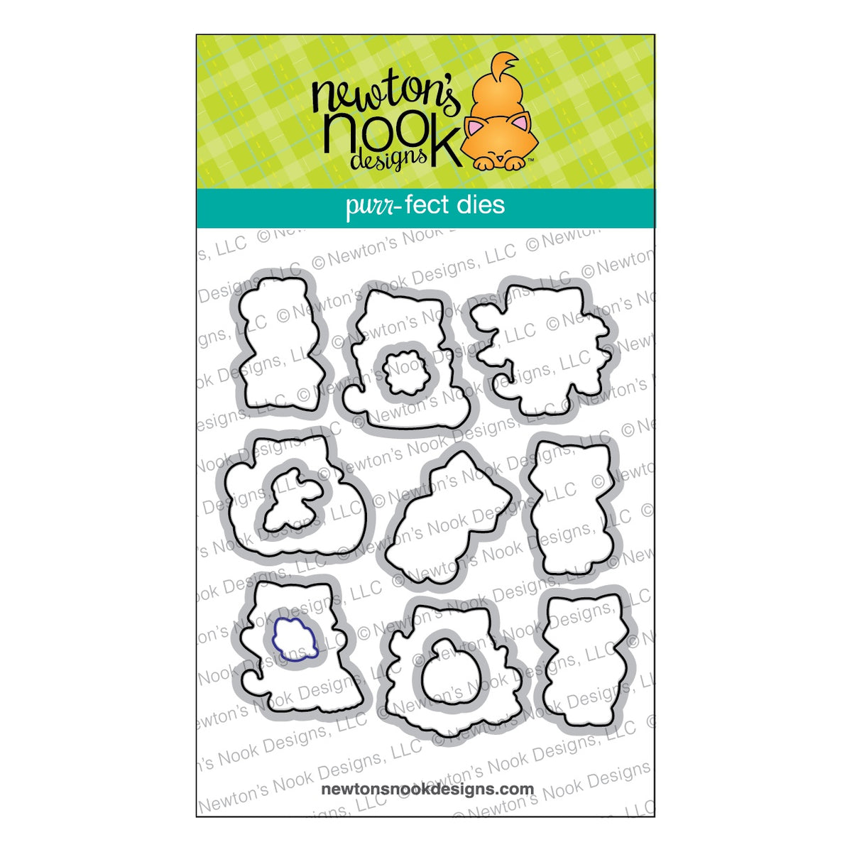 Newton's Nook Designs Autumn Cats Dies nn2609d01