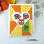 Newton's Nook Designs Autumn Coffees Dies nn2509d01 orange