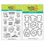 Newton's Nook Designs Autumn Dogs Clear Stamp and Die Set