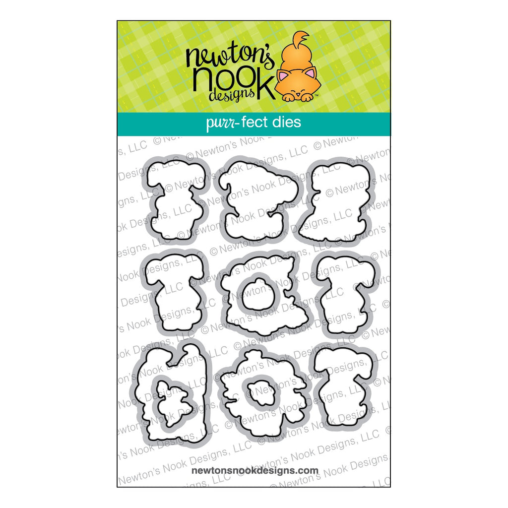 Newton's Nook Designs Autumn Dogs Clear Stamp and Die Set product image 2