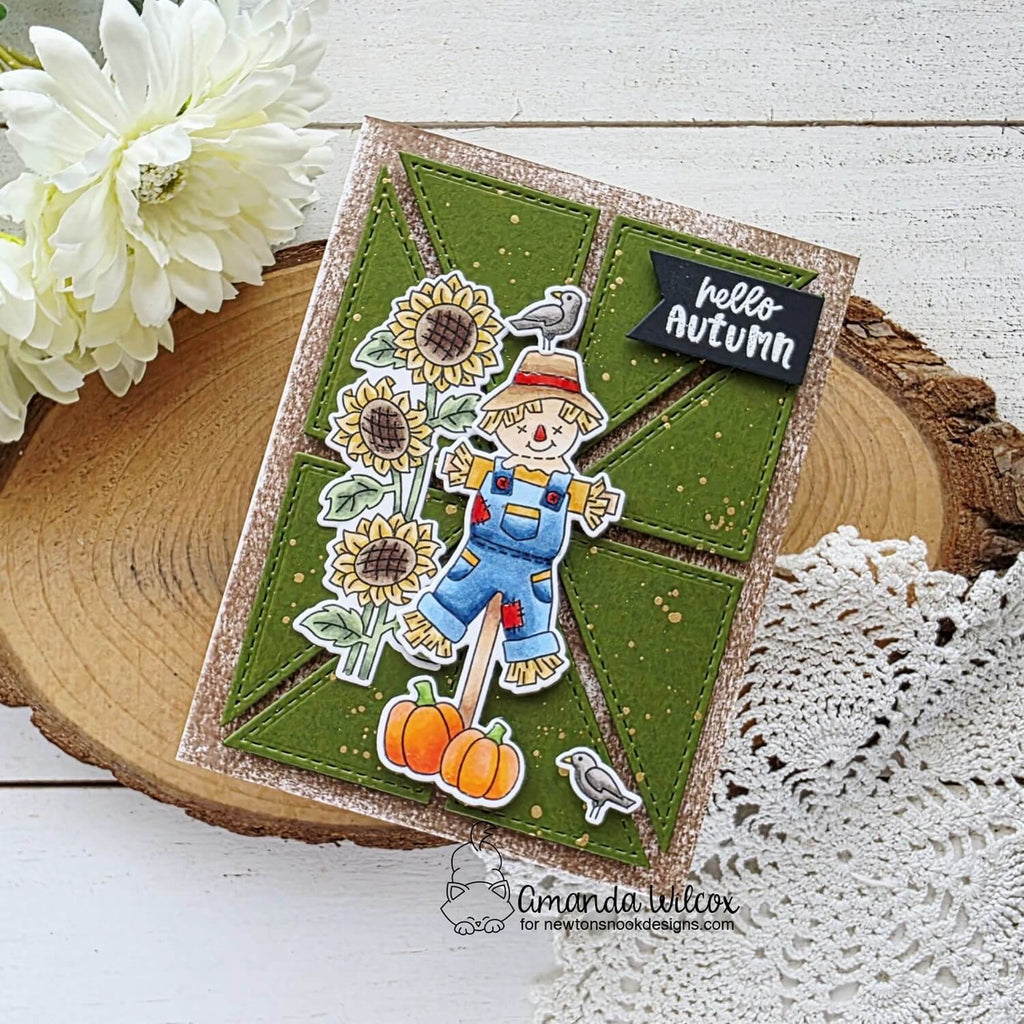 Newton's Nook Designs Autumn Fields Clear Stamps nn2509s03 crow