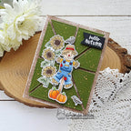 Newton's Nook Designs Autumn Fields Clear Stamps nn2509s03 crow