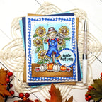 Newton's Nook Designs Autumn Fields Dies nn2509d03 sunflowers