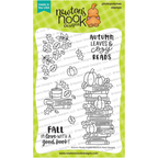 Newton's Nook Designs Autumn Reads Clear Stamp and Die Set product image 1