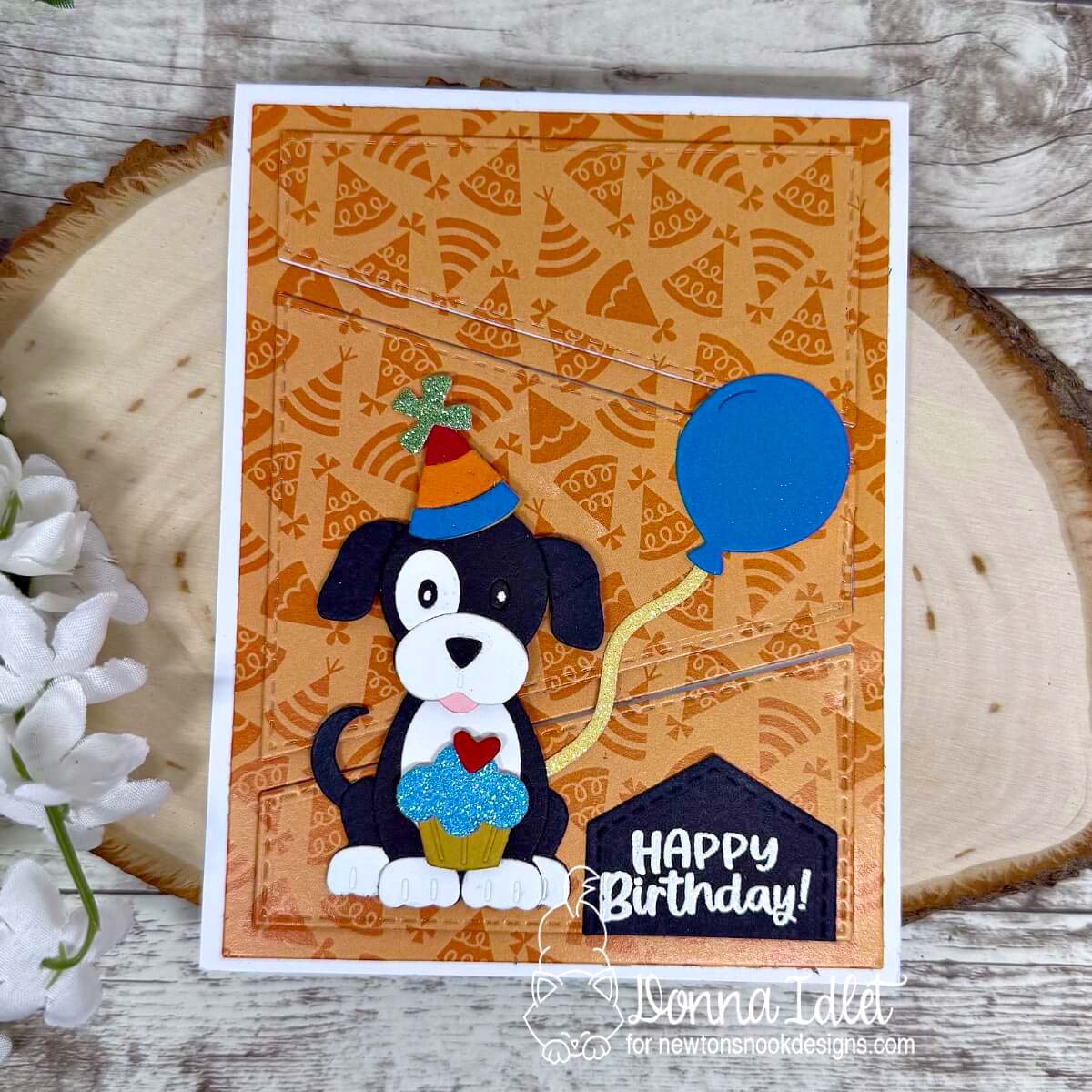 Newton's Nook Designs Birthday Accessories Dies nn2608d03 happy birthday card