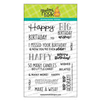 Newton's Nook Designs Birthday Greetings Clear Stamps nn2608s01