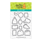 Newton's Nook Designs Birthday Postage Sampler Dies nn2507d03
