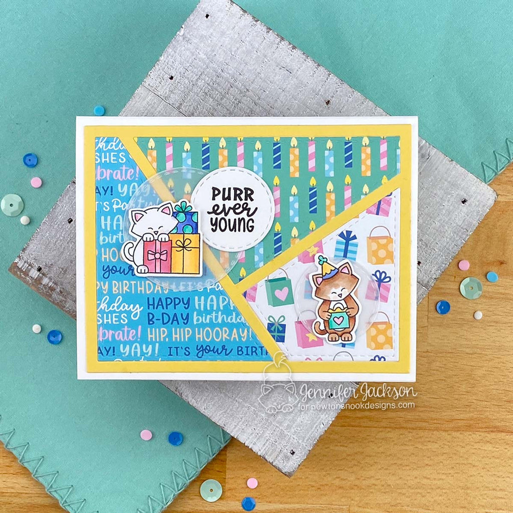 Newton's Nook Designs Birthday Time 6x6 inch Paper Pad nn2507p01 candles
