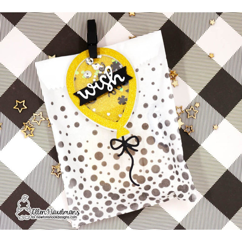 Newton's Nook Designs Bubbly Stencil nn1803t01 shaker