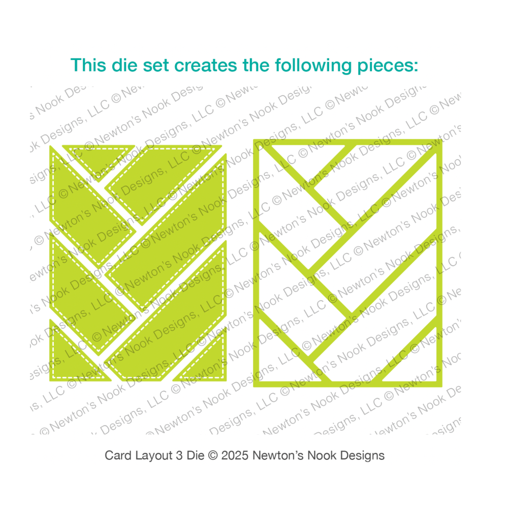 Newton's Nook Designs Card Layout 3 Die nn2507d04 product image