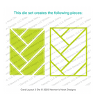 Newton's Nook Designs Card Layout 3 Die nn2507d04 product image