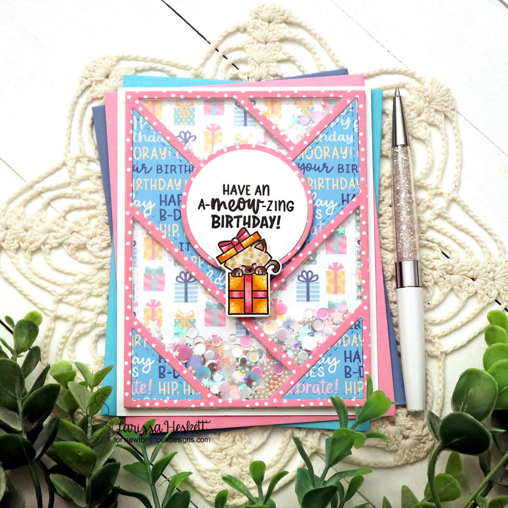Newton's Nook Designs Card Layout 3 Die nn2507d04 shaker card