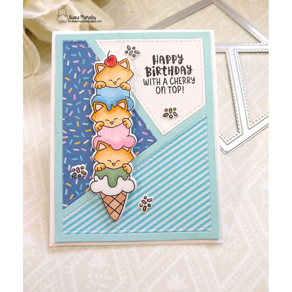 Newton's Nook Designs Card Layout 4 Die nn2507d05 happy birthday
